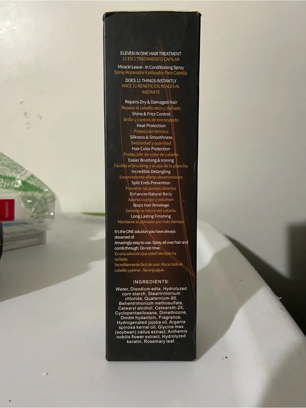 11 in 1 Moroccan Argan Oil Leave in Conditioner Spray Hair Treatment with Kerati